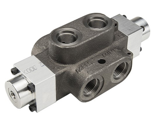 MDS: Double Selector Hydraulic valve 6 way, pilot operated