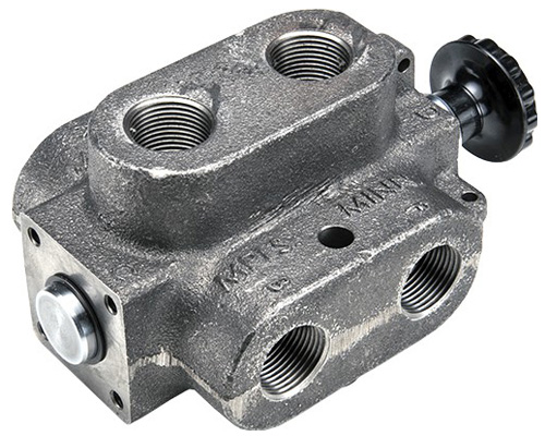 MDS: Double Selector Hydraulic valve 6 way